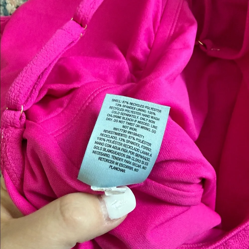 NEW- Shade & Shore Pink One-Piece Swimsuit